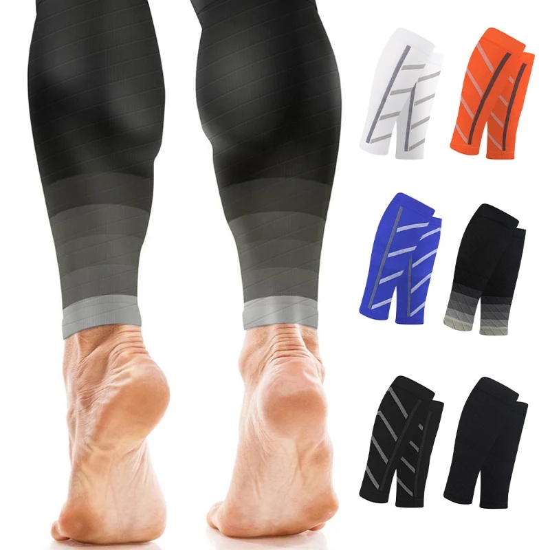 Compression Sleeve Calf - Manicotti a Compressione per Polpacci, Protezioni